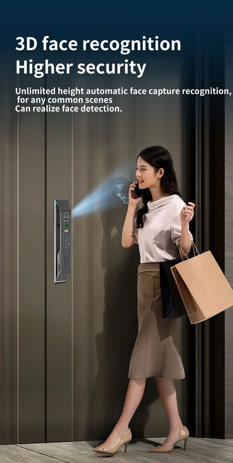 Fingerprint Waterproof Outdoor Garden Lock